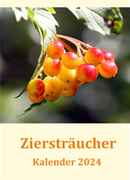 Kalender Ziersträucher 2024